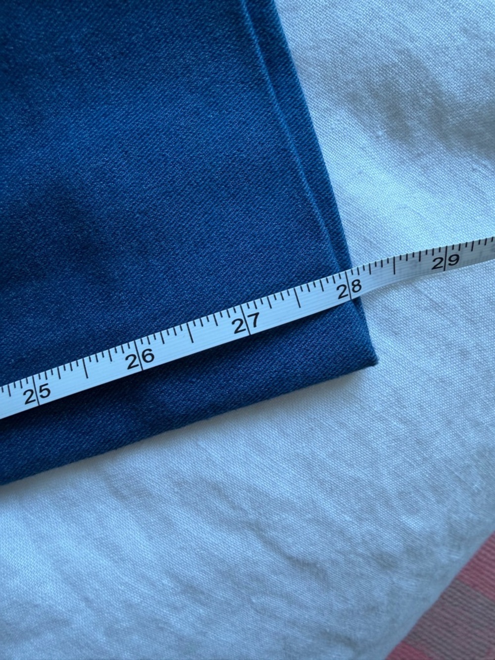 Marc Jacobs Blue Trouser with Red Topstitching and Silver Buttons - Picture 7 of 11